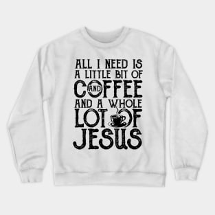 'A Whole Lot Of Jesus' Amazing Christians Cross Crewneck Sweatshirt